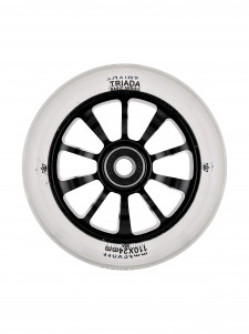 Колесо для самоката Triada Basic 10-spoke 110 прозрачный/черный