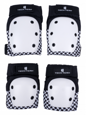 Комплект защитной экипировки Tech Team ARMOR BASIC M2 S White