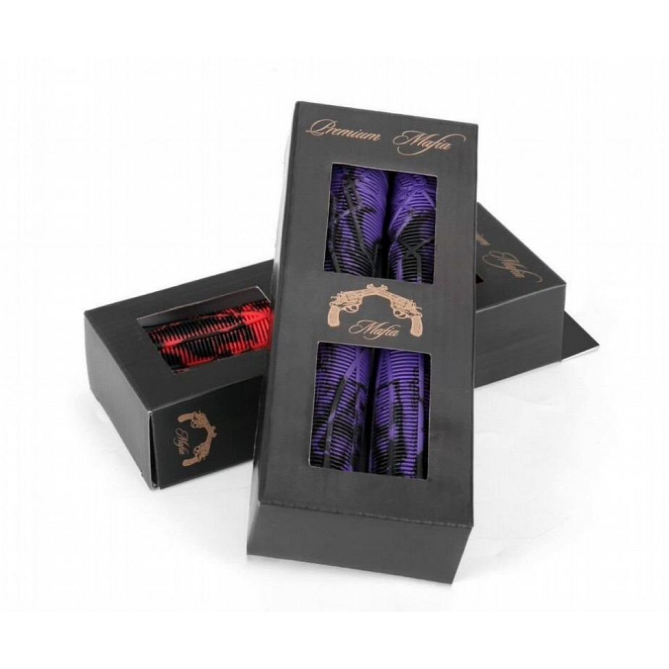 Грипсы на самокат Mafia Premium Black/Purple